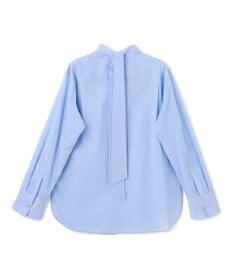 BEIGE， 【洗える】PLUMERIA / コットンシアーバックボウタイブラウス