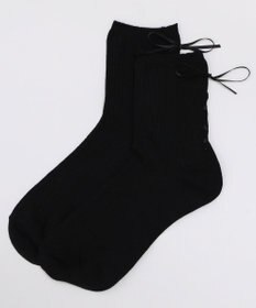 WEGO レースアップバックリボンソックス