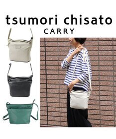tsumori chisato CARRY ライトラム ショルダーバッグ 軽量 シンプル しっとりとした手触り