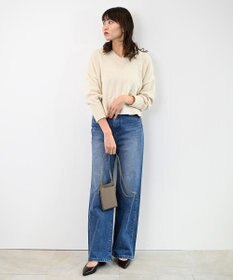 woadblue Marisol掲載＜坪田あさみさんコラボ＞SALUU サルー /デニムパンツ ミッドブルー