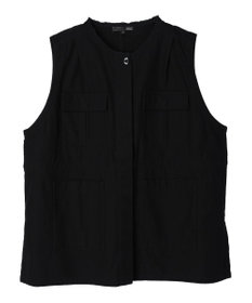 Green Parks ・ＳＵＧＡＲ　ＳＰＯＯＮ　ノーカラーミリタリーベスト