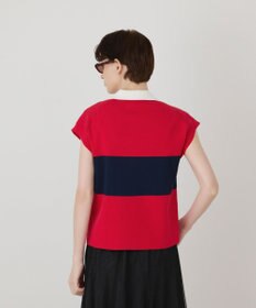 GRACE CONTINENTAL ラガーポロニットトップ