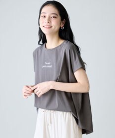 ANY ANYファンクションワイドフレンチスリーブTシャツ