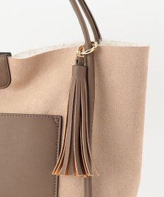 united bamboo フェイクボアリバーシブルトート