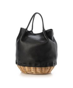 UNBILLION perche 牛革×ヤナギ底2wayトートバッグ