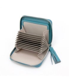 UNBILLION ペルケ perche / ドット型押し・ジャバラカードウォレット