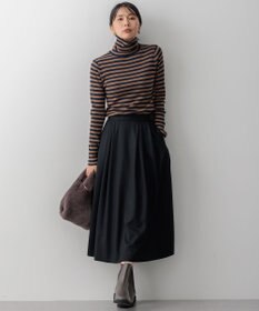 23区 【Oggi1月号/CLASSY.11月号掲載】ウーステッドウール リブタートルネック ニット