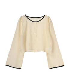 earth music&ecology シアーパイピングシャツ