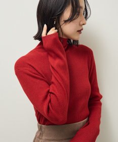 Green Parks チクチクしないリブタートルニットプルオーバー