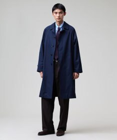 J.PRESS MEN 【J.PRESS ORIGINALS】【UNISEX】Cotton Like Polyester Balmacaan Coat