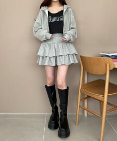 WEGO Wジップショートパーカー