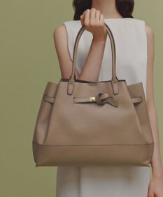 TOPKAPI 【TREASURE TOPKAPI】シュリンクレザー ベルトデザインA4トートバッグ