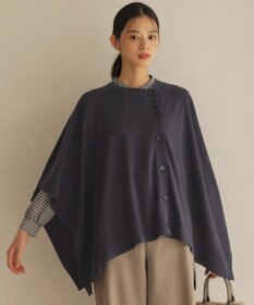 J.PRESS LADIES 【洗える】SOFT TOUCH WOOL ニット ポンチョ