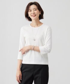 J.PRESS LADIES L リブ クルーネック カットソー