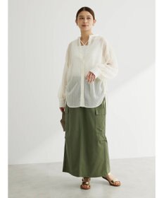 Green Parks ・ＥＬＥＮＣＡＲＥ　ＤＵＥ　ストライプシャツチュニック