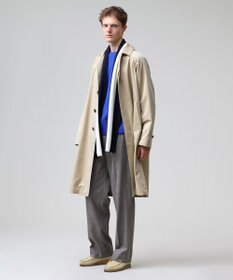 J.PRESS MEN 【J.PRESS ORIGINALS】【UNISEX】Cotton Like Polyester Balmacaan Coat