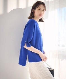 ANY SIS 【接触冷感・UVカット・洗える】ビューティクールボートネック プルオーバー