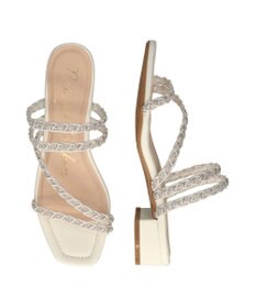Bridget Birkin 【Bridget Birkin】キラキラ編み込みサンダル