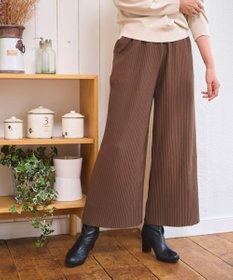 WEGO 【WEB限定/2025年秋冬新作/裾カットOK！自分サイズに調整可能/ウエストゴム/しわになりにくい/】カットプリーツパンツ