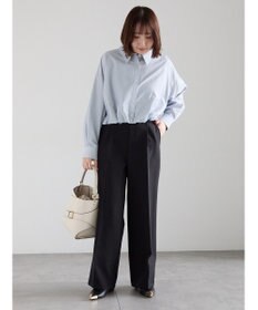 Te chichi 【雑誌掲載アイテム】ダブルクロスイージーワイドパンツ