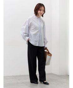 Te chichi 【雑誌掲載アイテム】ダブルクロスイージーワイドパンツ