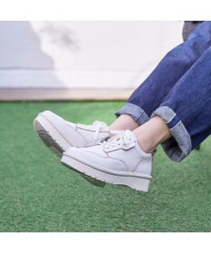 ing <ing>【サスティナブル】厚底レースアップスニーカー