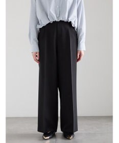 Te chichi 【雑誌掲載アイテム】ダブルクロスイージーワイドパンツ