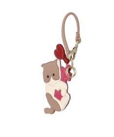 IBIZA アニマーダ　牛革　チャーム（ネコ）