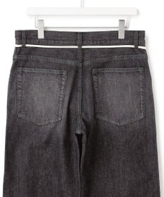 J.PRESS YORK STREET 【UNISEX】ウォッシュドワイド デニムパンツ