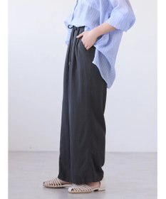 AMERICAN HOLIC 接触冷感リネンブレンドワイドパンツ