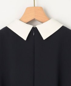 組曲 S 【KUMIKYOKU NAVY】コンフォータブルドレープ 襟付きブラウス