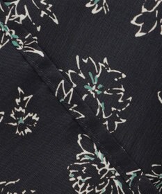 J.PRESS LADIES S 【洗える】ラインフラワープリント ブラウス