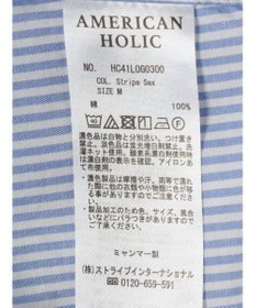 AMERICAN HOLIC ＵＶカット加工バックタックシャツチュニック