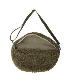 INTER-CHAUSSURES 【ANDREA CARDONE ITALI】レザーストラップボアショルダーバッグ