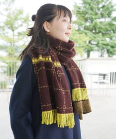 nitorito 【UNISEX】stamp チェック柄 3WAY ストール