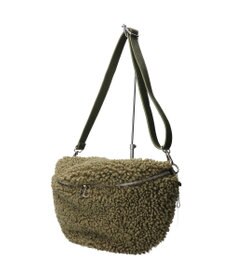 INTER-CHAUSSURES 【ANDREA CARDONE ITALI】レザーストラップボアショルダーバッグ