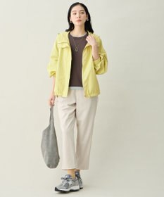 ANY L イージーケアライトストレッチテーパードパンツ