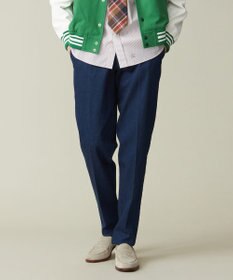 J.PRESS MEN 【ストレッチ】ワンタック ストレッチリングデニム パンツ