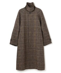 uncrave モールチェック ステンカラーコート