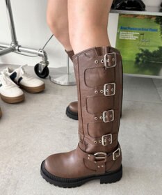 WEGO ハトメベルトロングブーツ