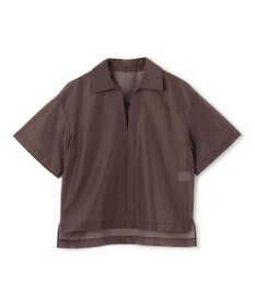 uncrave シアー オーガンジー ショート シャツ