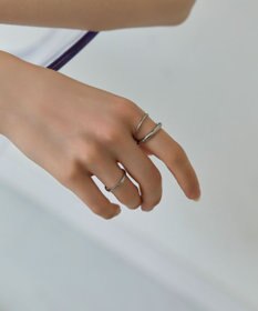 Phoebe 〈金属アレルギー対応〉リフレクトスリムリング　シルバー　ステンレス