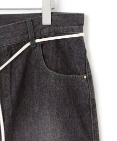 J.PRESS YORK STREET 【UNISEX】ウォッシュドワイド デニムパンツ