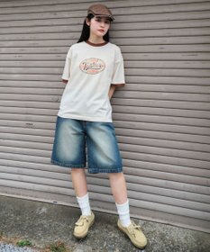 WEGO 【ユニセックス着用ITEM/MLサイズ展開】コンパクトフィットグラフィックリンガーT（SS）