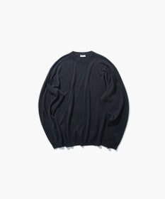 ATON GARMENT DYED SILK WASHI | クルーネックセーター - UNISEX
