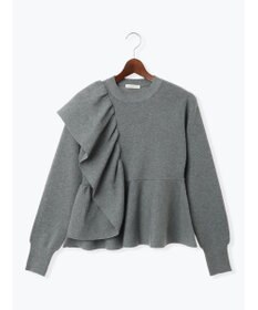 Te chichi アシンメトリーフリルニット《2025winter catalog item》