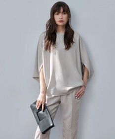 ICB 【新色追加・接触冷感・UVケア・速乾・洗える】FluidBackSatin ドロストパンツ