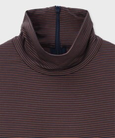 Paul Smith カラースリーブ ハイネック ボーダー カットソー