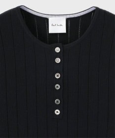 Paul Smith 【洗える】リブアイレット 半袖ニット
