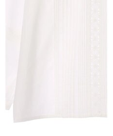 earth music&ecology ピンタックレースブラウス